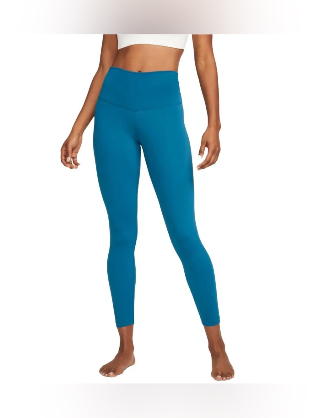 Nike Dri Fit 7/8 High Rise leggings Teale, size M